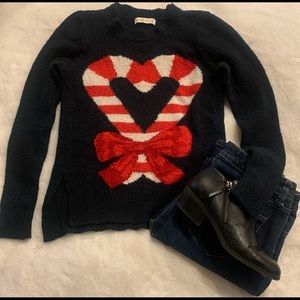 Abercrombie & Fitch. Black, knit sweater.